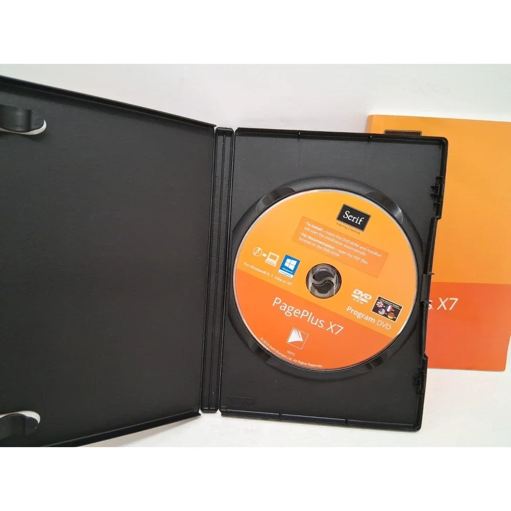 Page Plus X7 Professional Desktop Publishing Disc & Manual